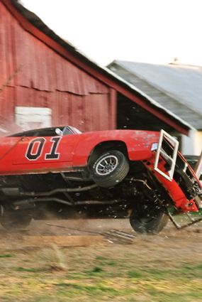 Picture of car driving wrecklessly